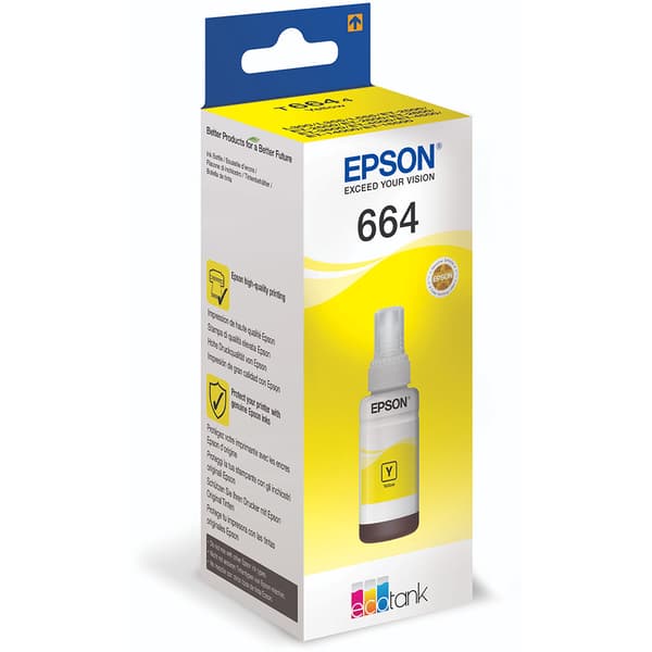 Epson T6644 Gul Bläkrefill C13T664440