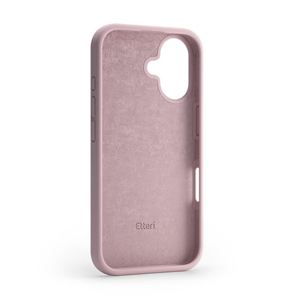 Etteri Silikonskal för iPhone 16 Plus ljusrosa