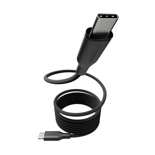 empower by PanzerGlass Magnetisk USB-C till USB-C 1.5m svart