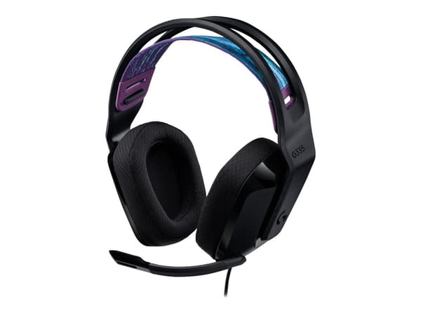 Logitech G G335 Wired Gaming Headset Kablet hörlurar svart svart