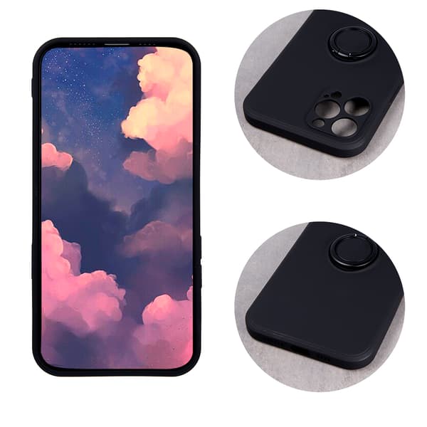 Finger Grip skal för Xiaomi Redmi Note 14 Pro Plus 5G (Global) svart