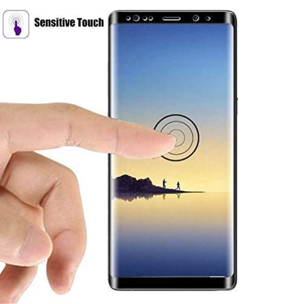 4 täysin peittävää karkaistua lasia Samsung Note 8:lle