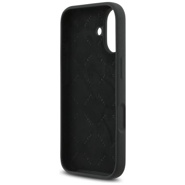 Guess Silicone Big 4G Script Case for iPhone 17 Black