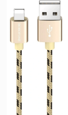 2st Borofone - Lightning -kabel 1m guld