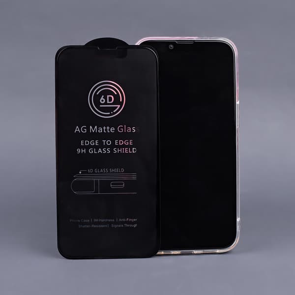 Härdat glas 6D matt för iPhone 16 Plus 6,7\"