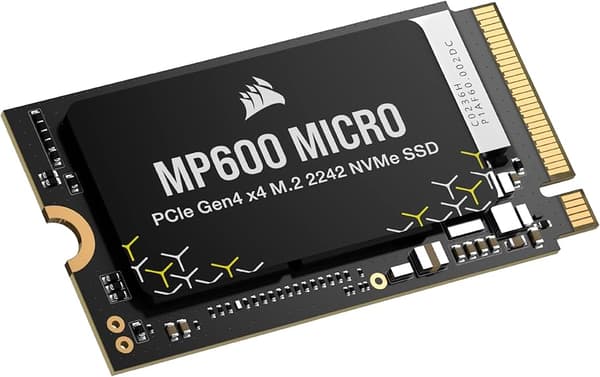 CORSAIR Solid state-drev MP600 Micro 1TB M.2 PCI Express 4.0 x4 (NVMe)
