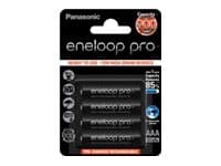 Panasonic eneloop pro AAA-batteri för allmänt bruk (uppladdningsbart) 900mAh 4-pack