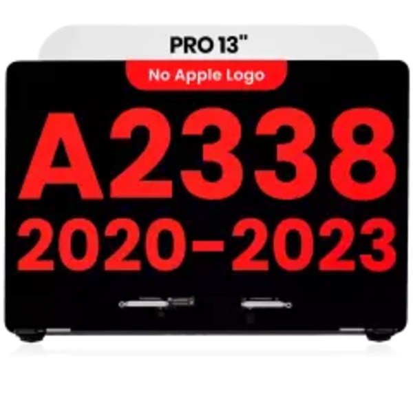 Komplett LCD-skärmmontering för MacBook Pro 13\" A2338 (2020) / (Eftermarknad Plus) (Rymdgrå)