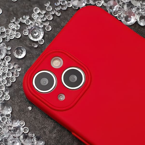 Silikonfodral för Xiaomi 17 Pro röd