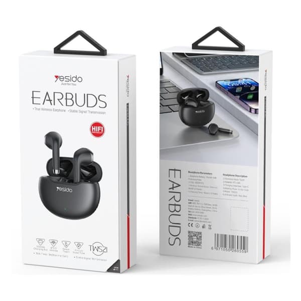 YESIDO HÖRLURAR TWS21 BT 5.3 VIT