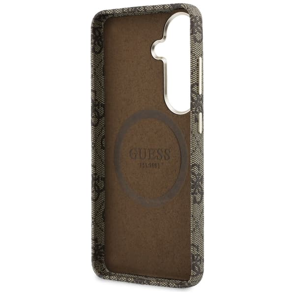 Guess fodral 4G Script MagSafe för Samsung Galaxy S26 brun brun