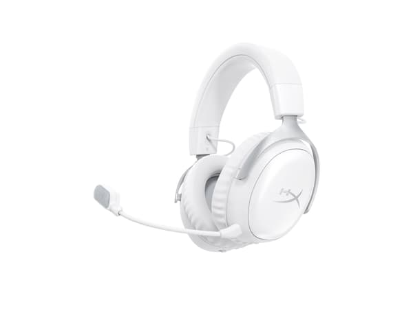 HyperX Cloud III S Wireless White Gaming trådlös hörlurar vit