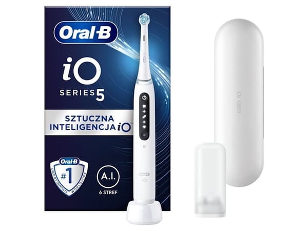 Oral-B iO Series 5 Elektrisk tandborste vit vit