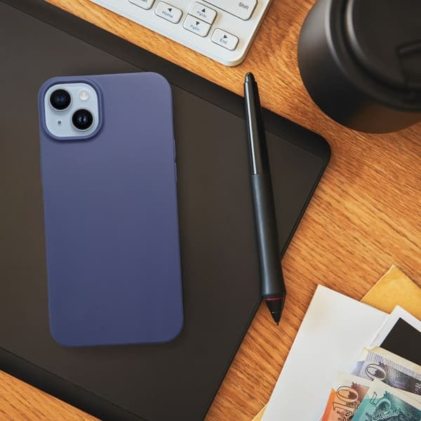MATT Fodral för iPhone 14 – Blå blå