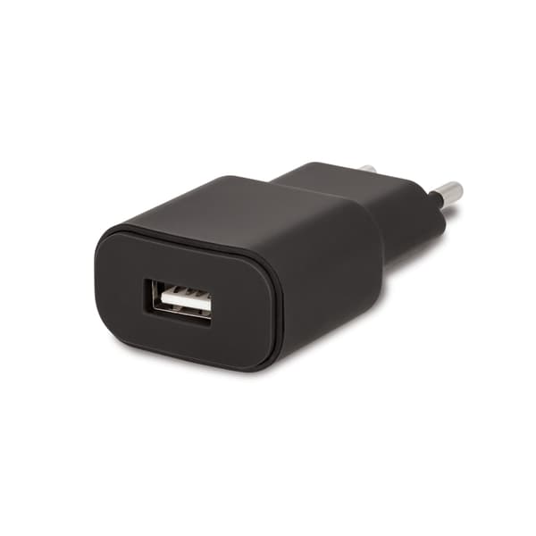 Forever TC-01 laddare 1x USB 1A svart svart