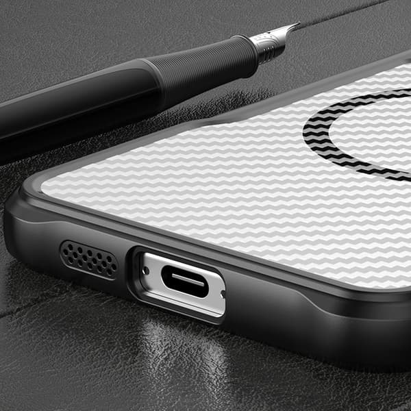 Defender Carbon Mag Case for Samsung Galaxy S24 FE Black