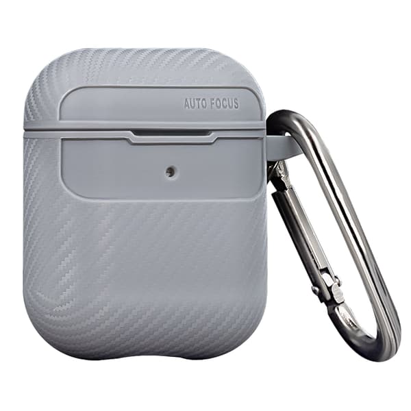 Carbon fodral för Airpods / Airpods 2 grå