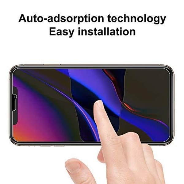 2 st full täckning  iPhone 11 pro max / iPhone Xs max-skärmskydd