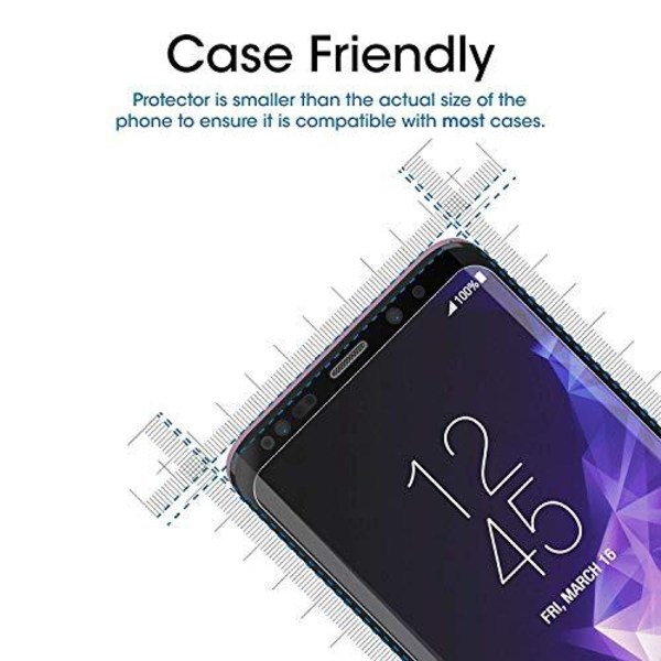 2 st härdat glas för samsung s9 plus "Transparent"
"Transparent"