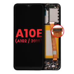 LCD-enhet med ram för Samsung Galaxy A10E (A102 / 2019) (Eftermarknad Plus) (Alla färger)