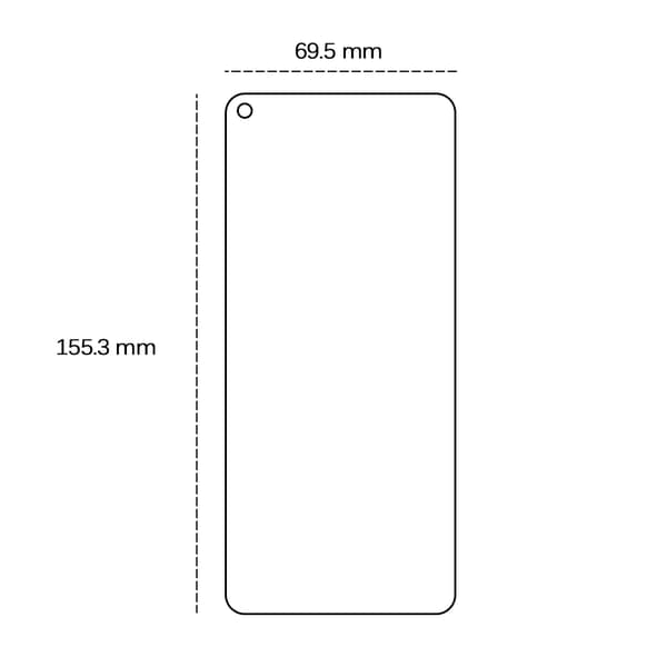 Härdat glas 2,5D för Xiaomi Mi 11 Lite 4G / Mi 11 Lite 5G / 11 Lite 5G NE