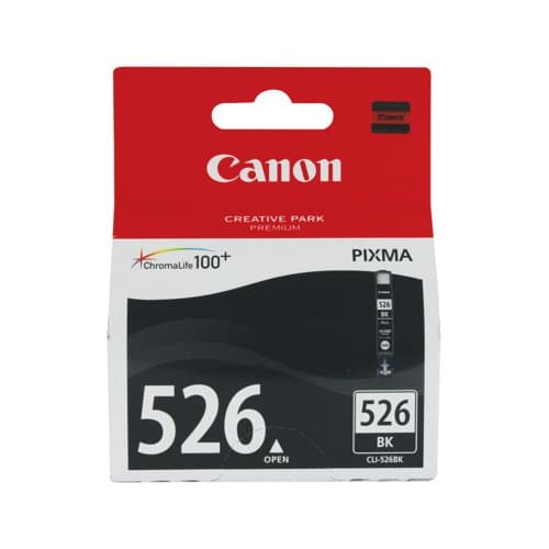 Canon CLI 526BK svart 660 sidor bläckbehållare 4540B001