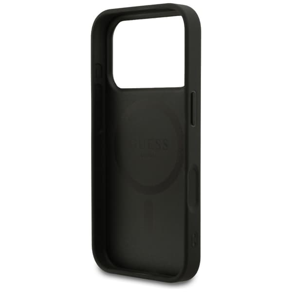 Guess 4G Small Classic Logo MagSafe Case for iPhone 17 Pro Black