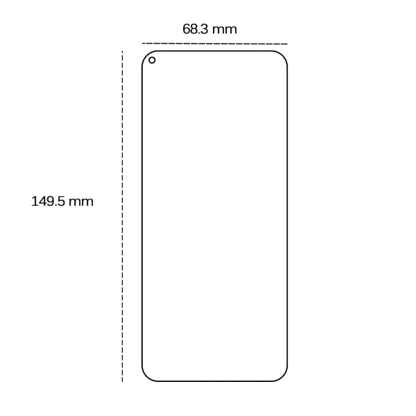 Härdat glas 2,5D för Huawei Nova 5T / Honor 20