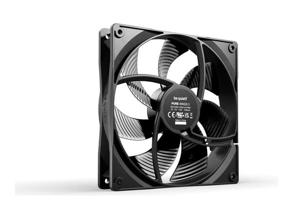 be quiet! Pure Wings 3 Fan 1-pack svart 140 mm