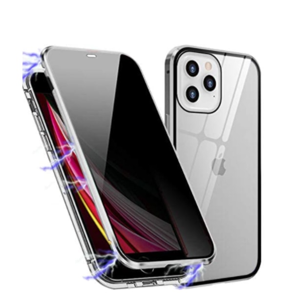 Sekretess magnetfodral till iPhone 12|silver