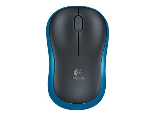 Logitech M185 Optisk trådlös Blå blå