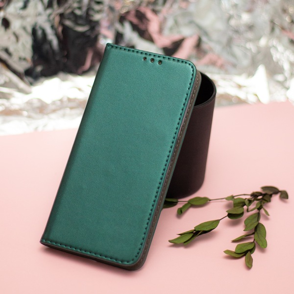 Smart magnetfodral för Samsung Galaxy S23 ultra mörkgrön grön