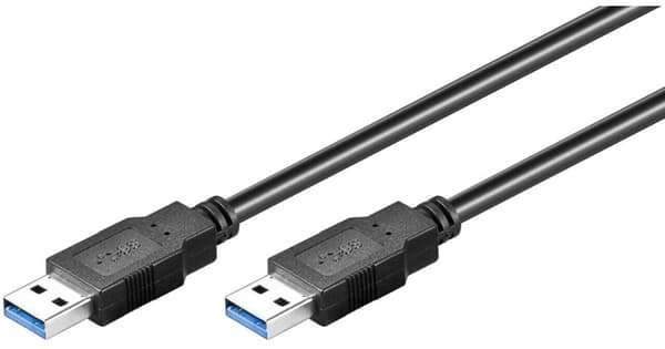 M-CAB USB-kabel 1.8m svart