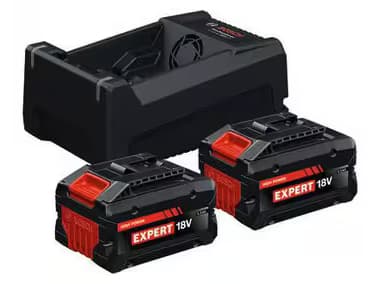 Bosch Professional Starter Set 18V Batterioplader 18V 2x 5.5Ah