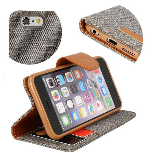 Canvas Case förIPHONE 7/8+ jeans Jeans blå
