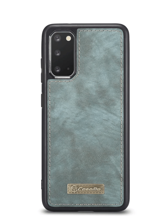 Läderfödral caseme 0018 för iphone 12 mini blå
