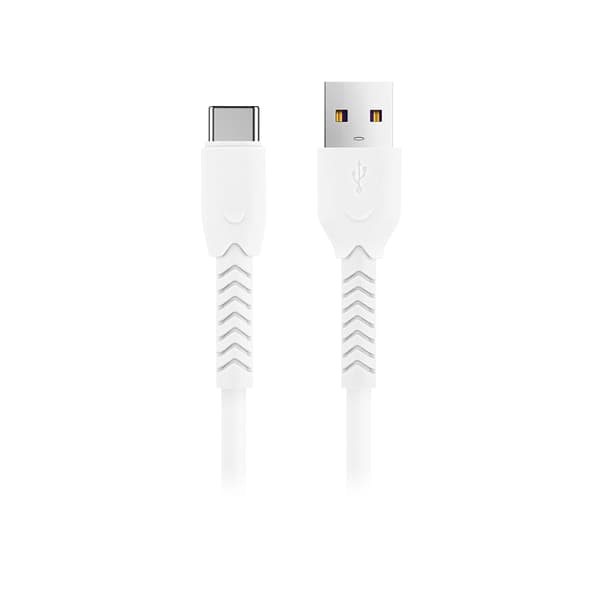 Maxlife MXUC-04 kabel USB - USB-C 1,0 m 3A vit vit
