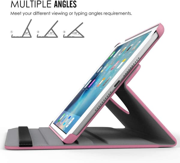 roterandefodral  för iPad   10.2" ljusblå ljusblå