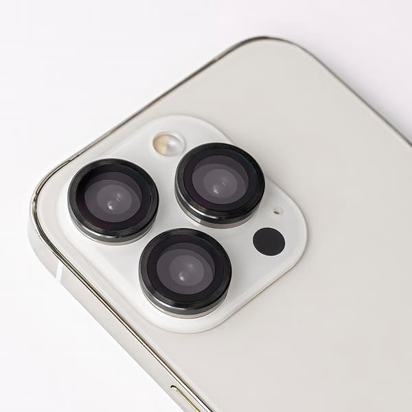 Set med linsskyddsglas för Samsung Galaxy S25 Plus svart ram (3 st)