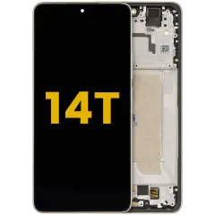 OLED-enhet med ram för Xiaomi 14T (renoverad) (citrongrön)
