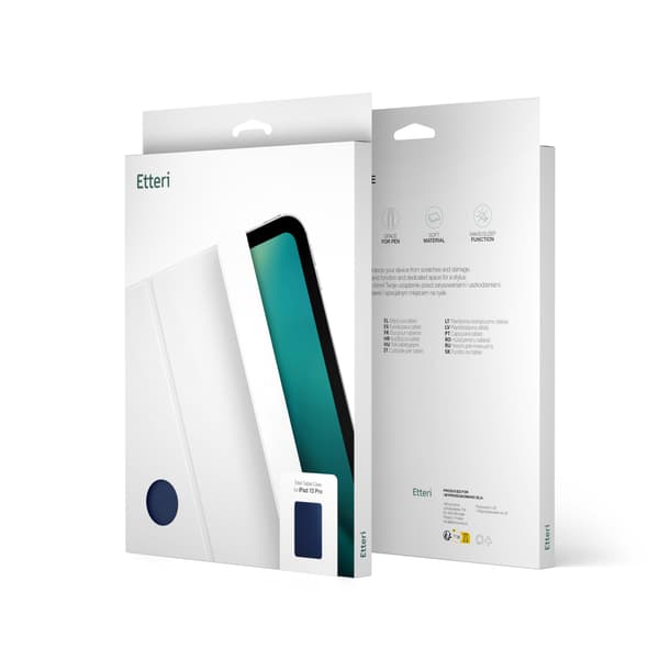 Etteri fodral för Apple iPad 7 2019 / 8 2020 / 9 2021 mörkblå blå