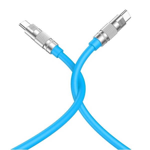XO-kabel  USB-C - USB-C 1,2m 60W blå blå