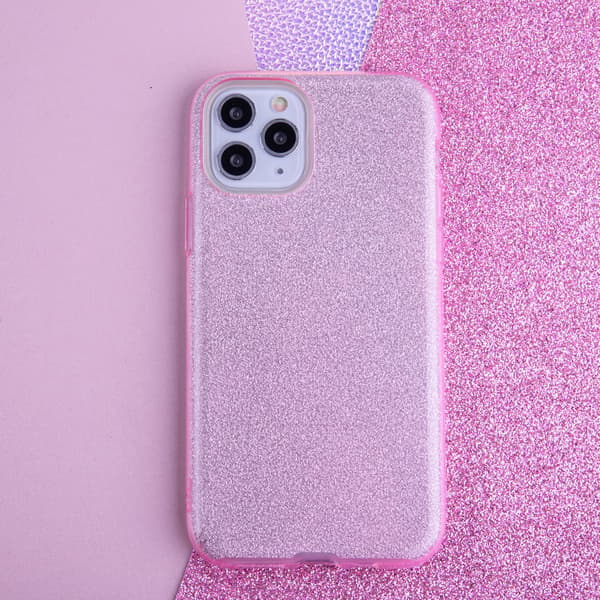 Glitter 3in1 skal för iPhone 17 Air rosa