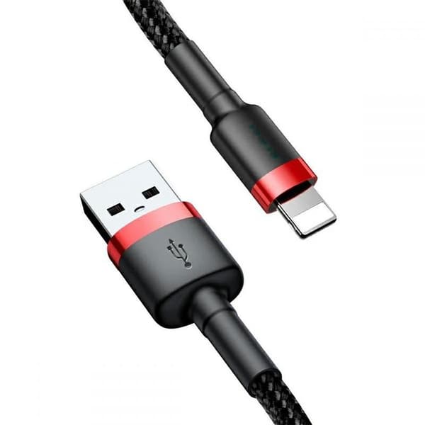 2-pack 1 m USB-A till Lightning snabbladdningskablar