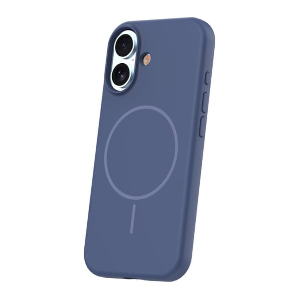 Silikon tunt Mag-fodral för iPhone 17 6,3\" mörkblå