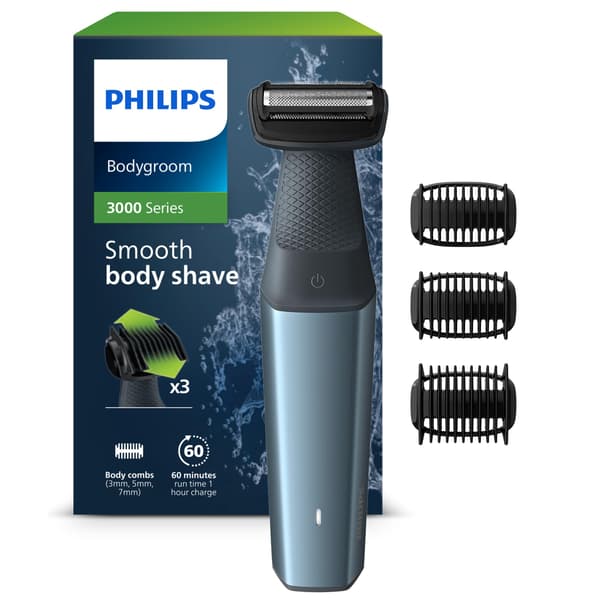 Philips Bodygroom Series 3000 BG3027 Trimmer Blå Grå