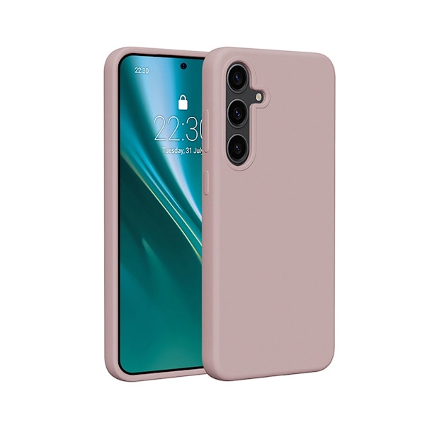 Etteri Silikonfodral till Samsung Galaxy S25 ljusrosa rosa