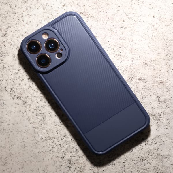 Simple Carbon skal för iPhone 11 blå