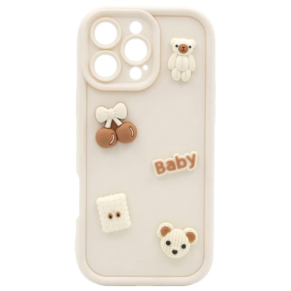 Ultra Trendy 3D skal för iPhone 16 bear