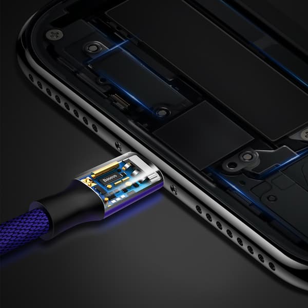 Baseus kabel Yiven USB - Lightning 1,2 m 2A marinblå blå